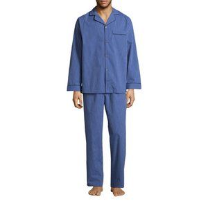 TALL - Stafford® Men's Broadcloth Pajama Set - XLT